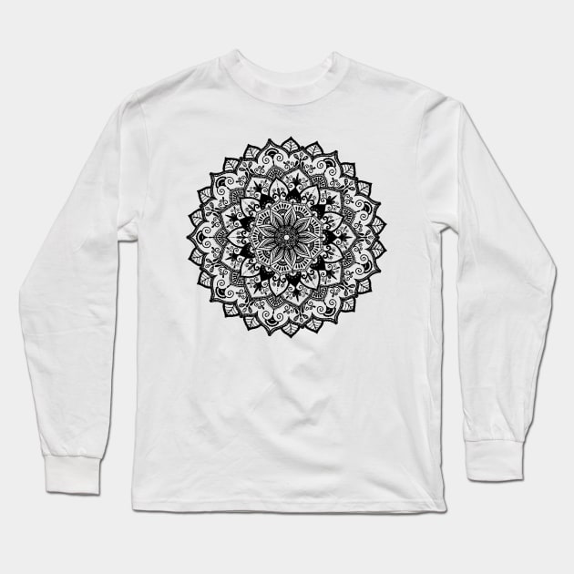 Mandala Long Sleeve T-Shirt by CalliLetters